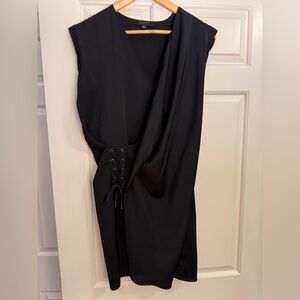 Black all saints mini dress